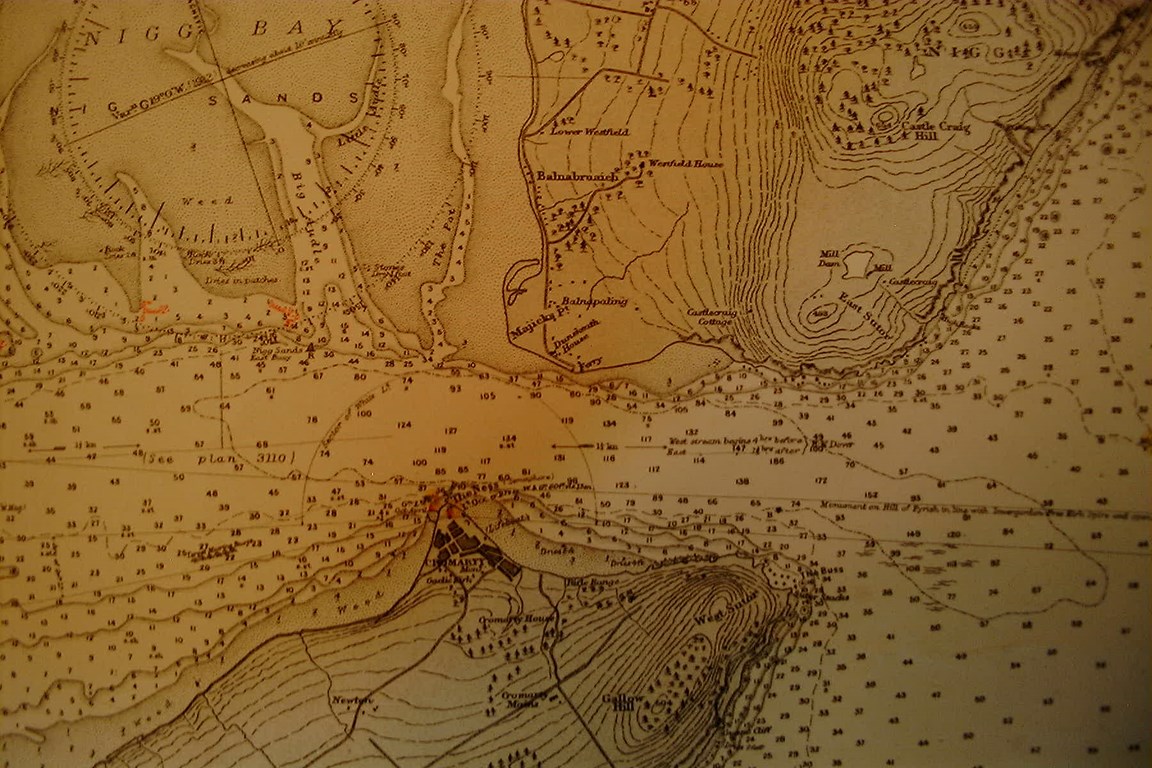 Ships Chart of Cromarty Firth