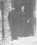 Robert and Annie Watson outside 2 Forsyth Place