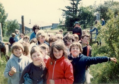 Primary 2/3/4 Walk to the Camps - 1982