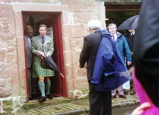 Prince Charles and Michael Nightingale