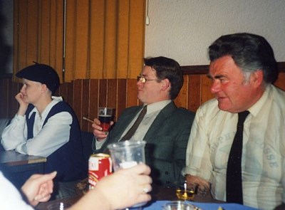 Lesley, Roger Gibson & 'Buller' Mackay