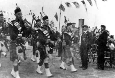 Cromarty Pipe Band - c1936