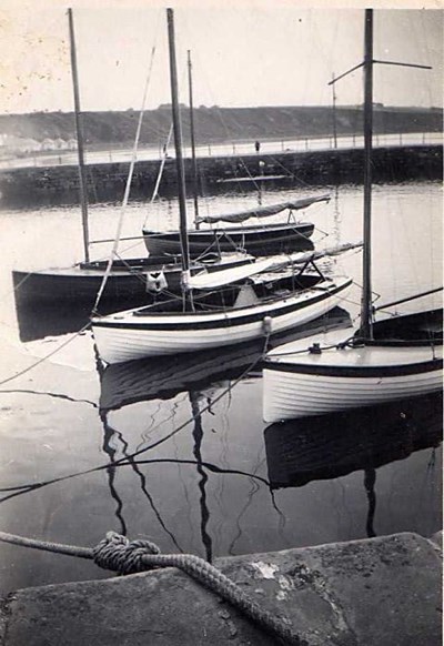 Boats in the harbour - c1948