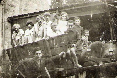 Children with horse and trap