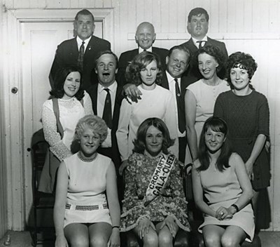 Gala queen, runners up and judges - 1969