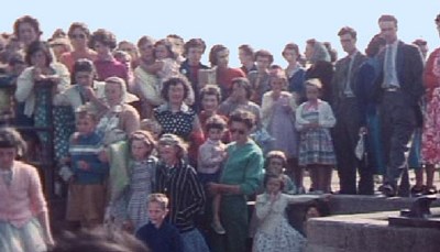 Regatta crowds on Harbour - c1964