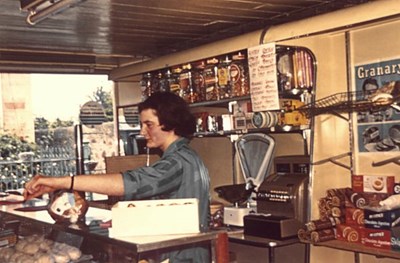 Margaret Ritchie in the Bakery - c1978