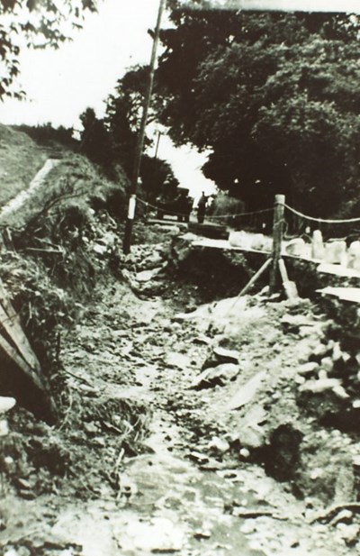Flooding damage on the Denny - 1940