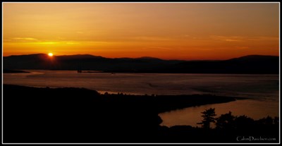 The Firth and Cromarty under a setting sun