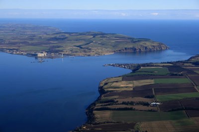 Aerial pic of Cromarty and Nigg