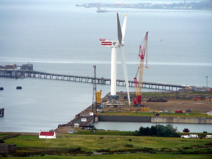 Second Beatrice turbine with blade safely attached