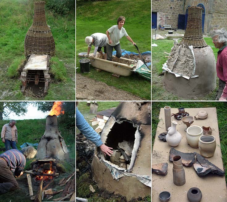 Scottish Potters - Basket Kiln Construction