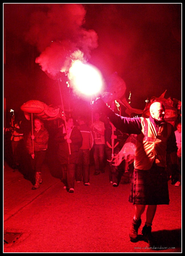 Pete Clunas and the purple flares