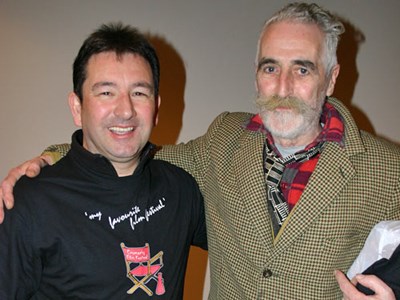 Dave and John at the Cromarty Film Festival