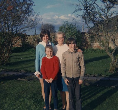 Margaret Bain and family - 1969