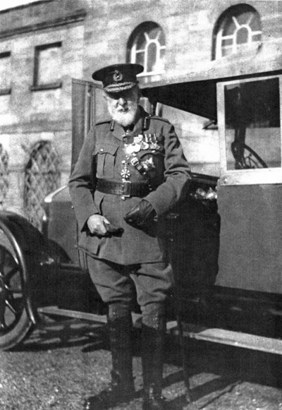 General Ross outside Cromarty House - c1927