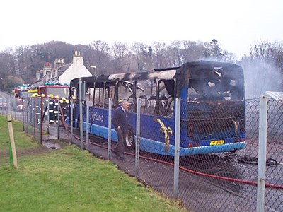 Burnt out Bus - 2003