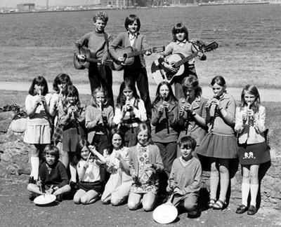 Cromarty School Band - c1974
