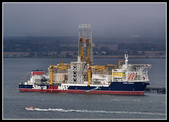 Stena Carron at the Nigg Oil Terminal