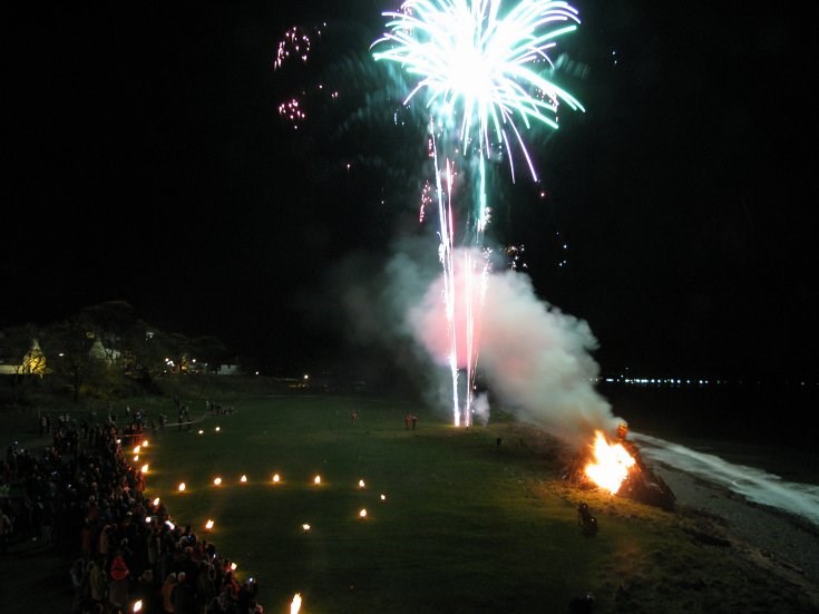 Bird's Eye View of 2008 Bonfire