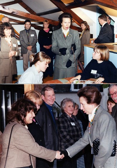 Princess Anne at the CAYP Centre - 1999