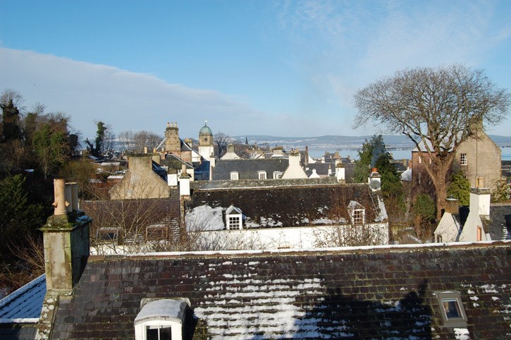 Across the roofs from the top of the East Church-1