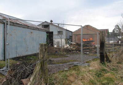 Demolition of the Dairy Buildings - 2009