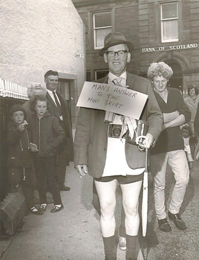 Jack Mackay in fancy dress - 1968
