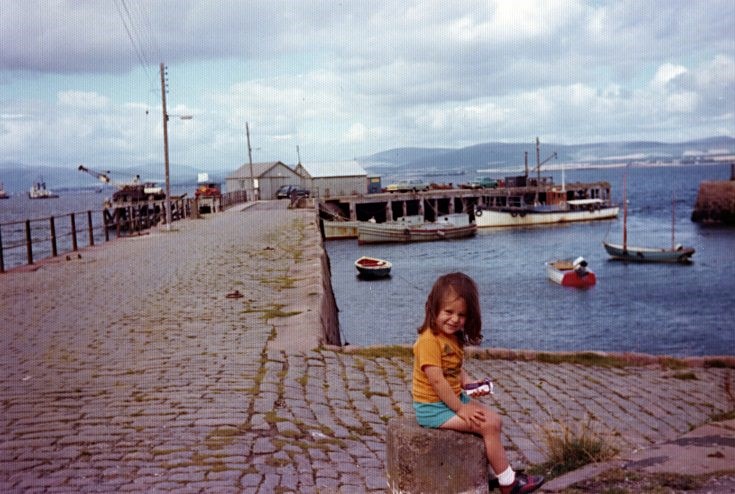 Wanda Mackay at the Harbour - c1974