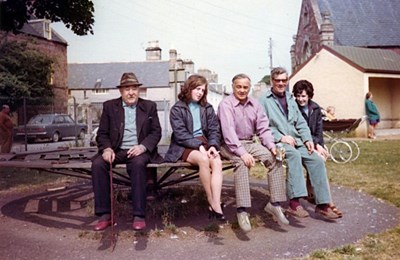 Group on the Roundabout - c1975