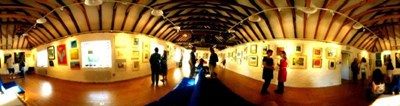 The Cromarty Arts Trust exhibition in the Stables