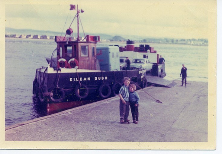 Peter and Judith Bird at Kessock Ferry.