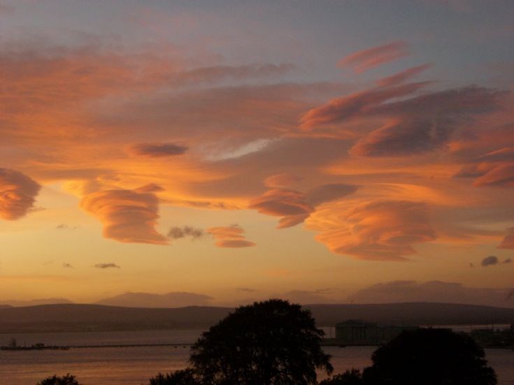 Sunset over Nigg