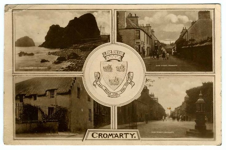 Cromarty postcard - sent in WW1