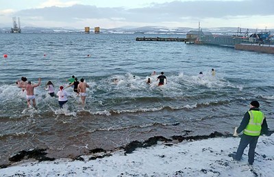 Happy New Year from the Cromarty Splash and Dash
