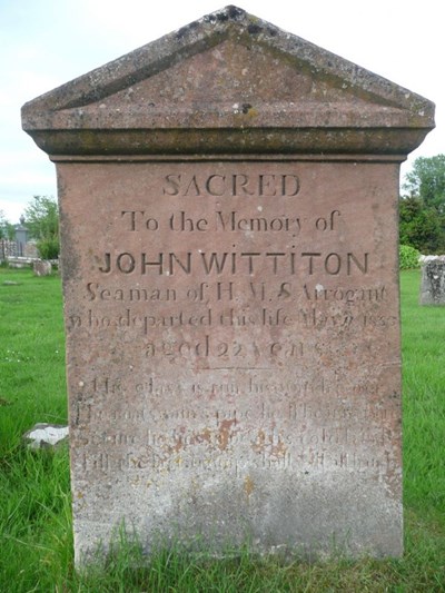 John Wittiton gravestone