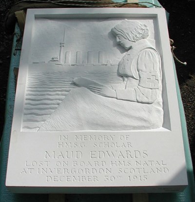 Maud Edwards - nurse who died on the Natal