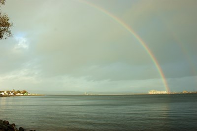 Rainbow across the Cromarty Firth