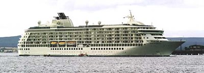 The World - Cruise liner passing Cromarty - 2002