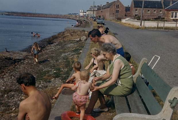 Bathers on Marine Terrace - c1969