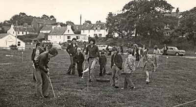 Golf on the links - youth club fun day - c1978