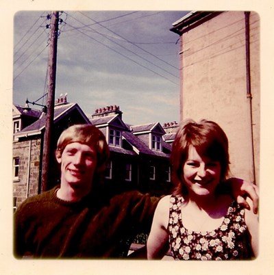 Ewen and Rhona Garratt, 1970 in George Street