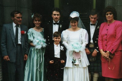 Kim & Paul Shepherds Wedding 1990