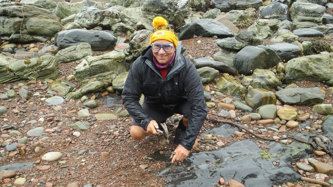 Barry Irvin (son of Violet Gape) visits Cromarty