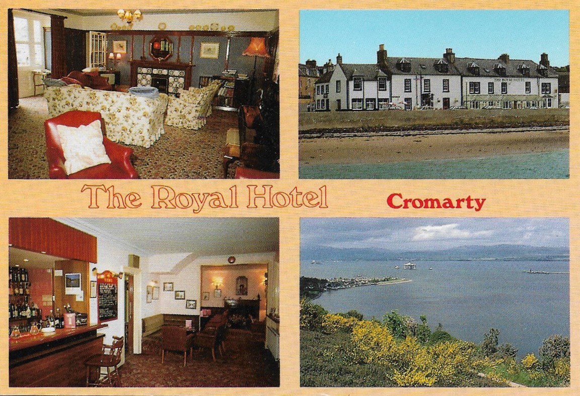Postcard of the Royal Hotel, Cromarty