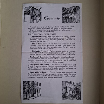 A 1970s leaflet promoting Cromarty.