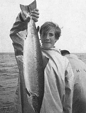 Michael or Erwin Roehling with large fish.