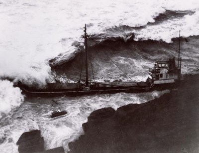 Wreck of the Servus - 1959