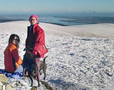 View from top of Ben Wyvis - 23rd Nov 2003