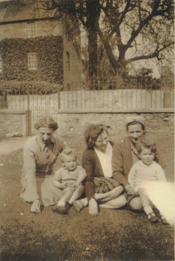 Clements Family in the Garden of Wellington House